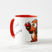 Mug Coccinelle Teckel (Devant gauche)