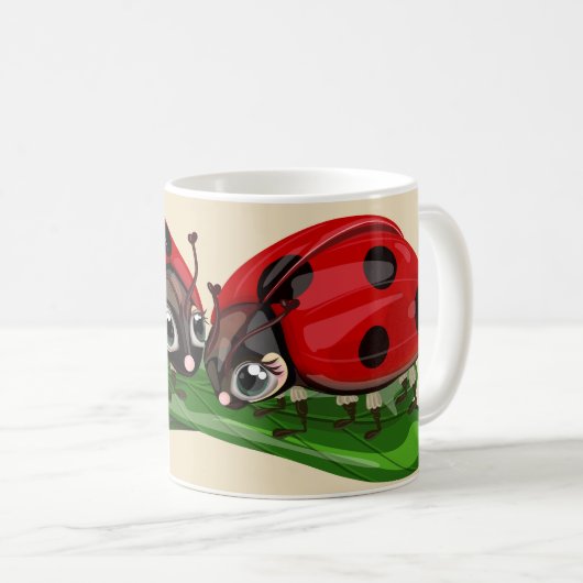 Mug Coccinelles (Devant droit)