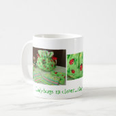 Mug Coccinelles dans le Trèfle-Séjour confortable avec (Devant gauche)