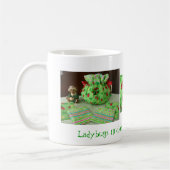 Mug Coccinelles dans le Trèfle-Séjour confortable avec (Gauche)