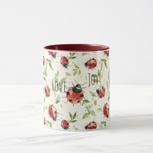 Mug Coccinelles Joie Amour (Centre)