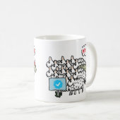 Mug Coche anti-bleue (Devant droit)