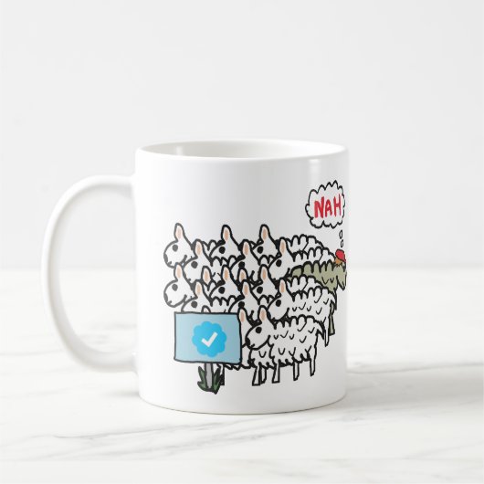 Mug Coche anti-bleue (Gauche)