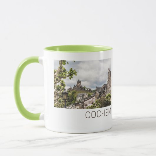 Mug Cochem Moselle Panorama Allemagne Souvenir (Gauche)
