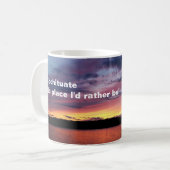 Mug Cochituate, pas d'endroit où je préférerais être t (Devant gauche)
