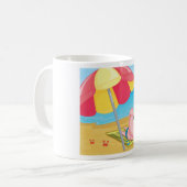 Mug Cochon À La Boule De Plage (Devant gauche)
