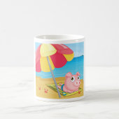 Mug Cochon À La Boule De Plage