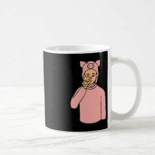 Mug Cochon Animal ASL Geste Mains Sourde Perte d'audit