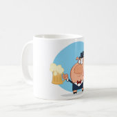 Mug Cochon avec pinte de bière (Devant gauche)