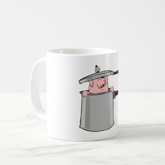 Mug Cochon Dans Un Pot (Devant gauche)