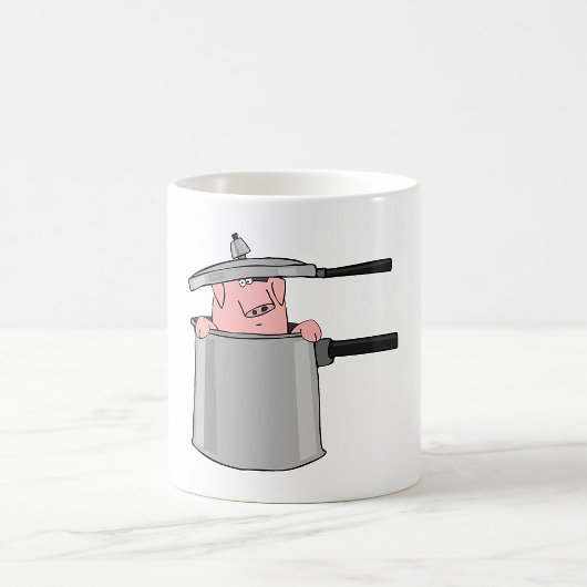Mug Cochon Dans Une Marmite