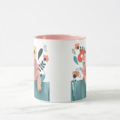 Mug Cochon de bébé convivial | Bébé mignon animal (Centre)