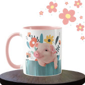 Mug Cochon de bébé convivial | Bébé mignon animal
