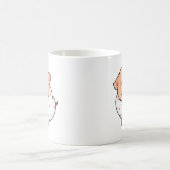 Mug Cochon de bébé mignon enveloppé dans une couvertur (Centre)