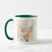 Mug Cochon de collier de la ferme (Gauche)