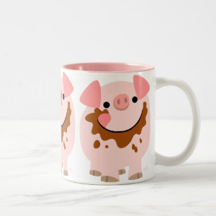 Mug Cochon de Dessin Animé au Chocolat Mignon
