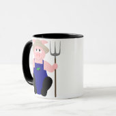 Mug Cochon de ferme rose (Devant gauche)