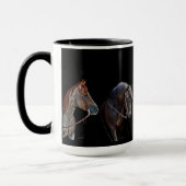 Mug Cochon de lait à deux tons (Gauche)