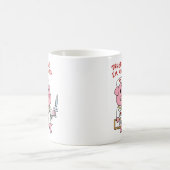 Mug Cochon de médecin avec seringue à la main| choisir (Centre)
