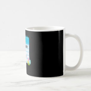 Mug Cochon de Pâques heureux avec calendrier à oreille