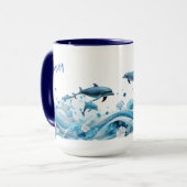 Mug Cochon de porc personnalisé (Devant gauche)