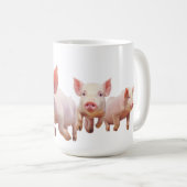 Mug Cochon de porc personnalisé (Devant droit)