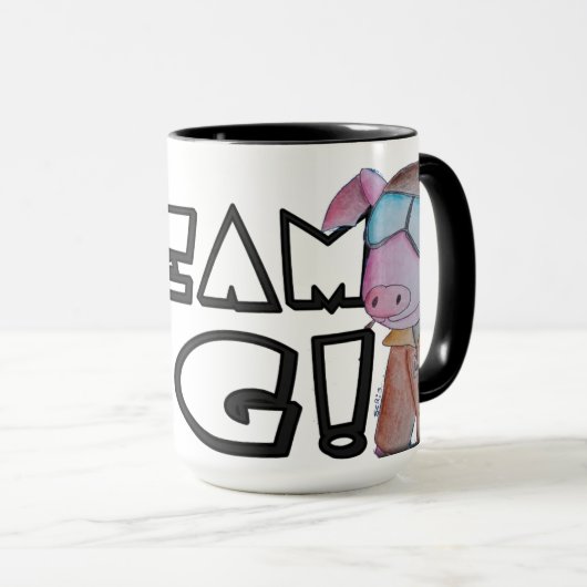 Mug Cochon de rêve (Devant droit)