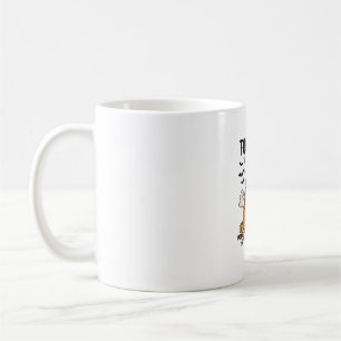 Mug Cochon d'Inde d'Halloween Trop Mignon Pour Être Ef