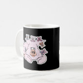 Mug cochon drôle avec des porcelets bébés (Devant gauche)