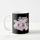 Mug cochon drôle avec des porcelets bébés (Gauche)