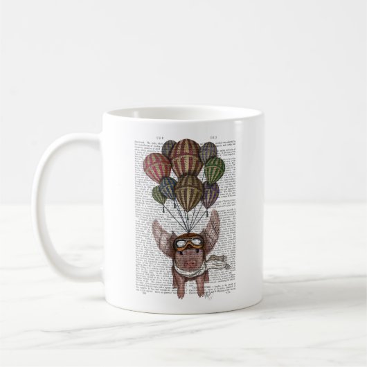 Mug Cochon en flammes (Gauche)