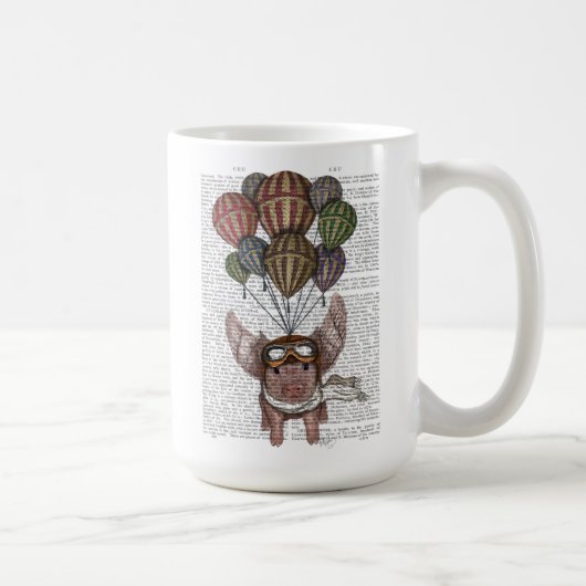 Mug Cochon en flammes (Droite)
