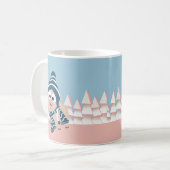 Mug Cochon en hiver (Devant gauche)