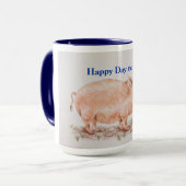 Mug Cochon et Robin - Mug, (Devant gauche)