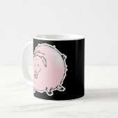Mug cochon gras idiot (Devant gauche)