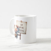 Mug Cochon - Manger plus de gens (Devant gauche)