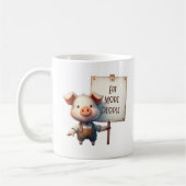 Mug Cochon - Manger plus de gens (Gauche)