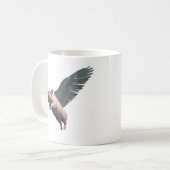 Mug Cochon mignon volant dans le ciel (Devant gauche)