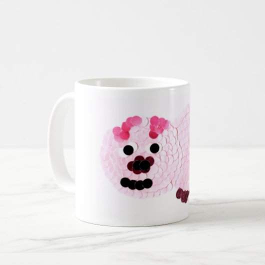 Mug Cochon rose (Devant gauche)