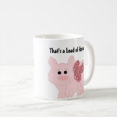 Mug Cochon rose et humoristique (Devant droit)