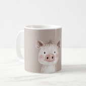 Mug Cochon Rose Heureux de la Forêt (Devant gauche)