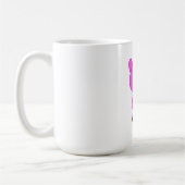Mug Cochon rose mou à long queue (Gauche)