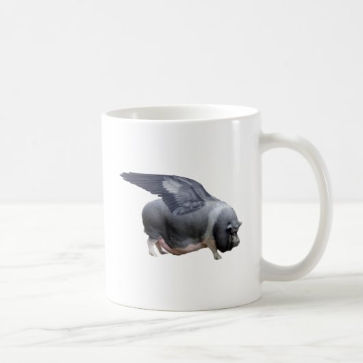 Mug cochon volant (Droite)