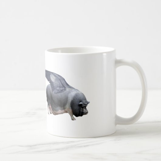 Mug cochon volant (Droite)