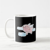 Mug cochon volant mignon (Gauche)