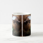 Mug Cochons de Guinée rouge, noir et blanc mangeant de (Centre)