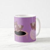 Mug Cochons d'Inde mignons en exercice (Devant droit)