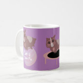 Mug Cochons d'Inde mignons en exercice (Devant gauche)