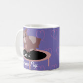 Mug Cochons d'Inde mignons en exercice (Devant gauche)