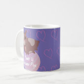 Mug Cochons d'Inde mignons en train de faire de l'exer (Devant gauche)